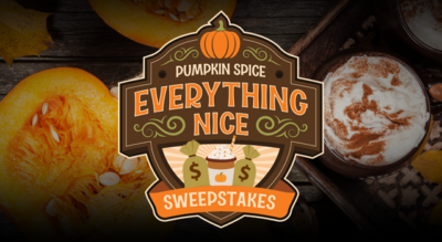 Mega Contest Update: Pumpkin Spice Everything Nice Sweepstakes Starts Today